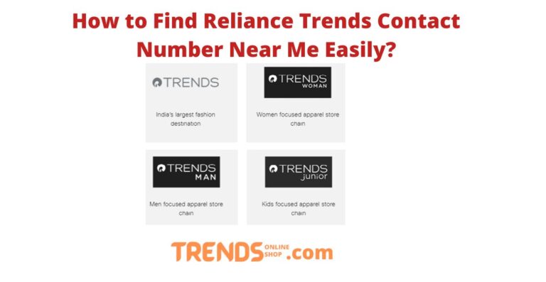 Reliance Trends Contact Number